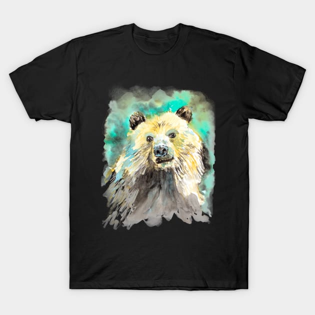 Bear in the forest T-Shirt by beaugeste2280@yahoo.com